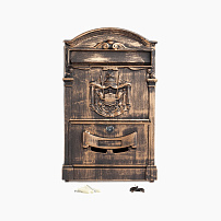 Ящик почтовый №4010В (старая медь)